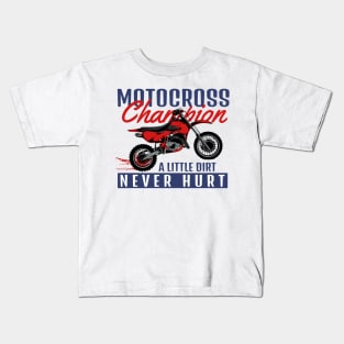 Motorcross Champion Kids T-Shirt